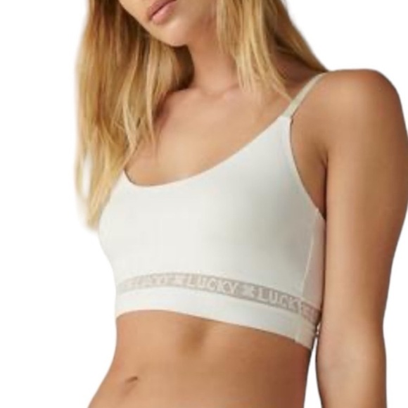 Lucky Brand Other - Lucky Brand Gray Comfort Lounge Sports Bra Size L